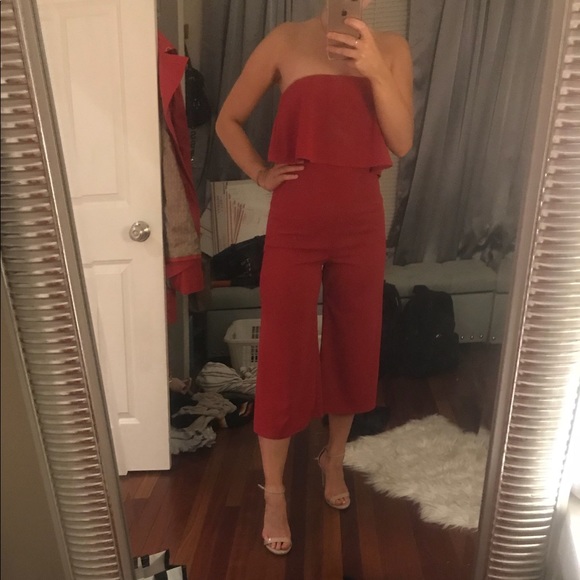 honeybum Other - Red Honeybum Jumpsuit